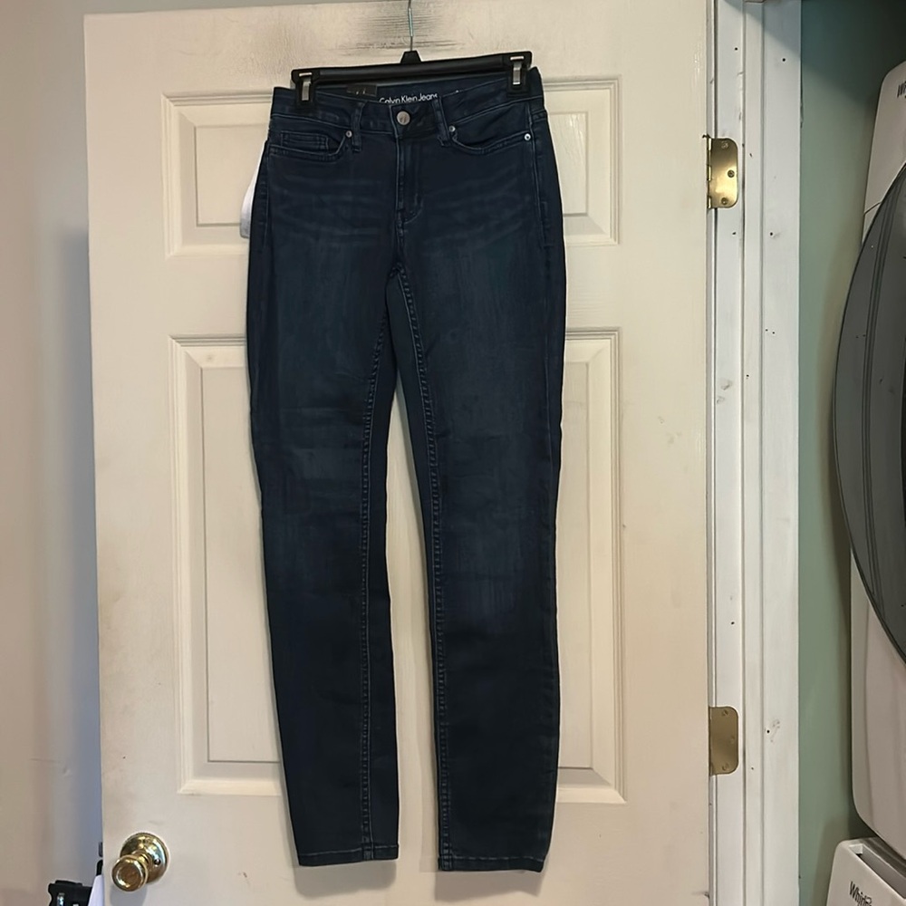Calvin Klein Jeans Women's Skinny Dark Blue Denim